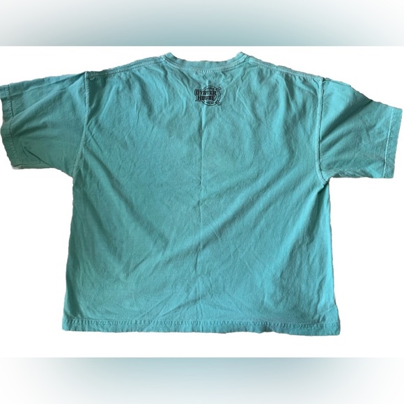 Gulf Shores (oyster house) Turquoise Shirt (Large) - Picture 2 of 7